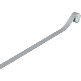 日本緑十字｜JAPAN GREEN CROSS 緑十字　配管識別テープ　グレー　25mm幅×2m　アルミ 188520