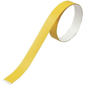 日本緑十字｜JAPAN GREEN CROSS 緑十字　ヘルメット用ラインテープ　黄　15幅×700mm　10本組　無反射タイプ 235109