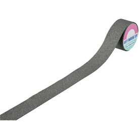 日本緑十字｜JAPAN GREEN CROSS 緑十字　滑り止めラインテープ　グレー　50mm幅×5m　アルミ＋鉱物粒子　屋外用 260154