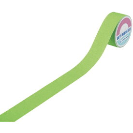 日本緑十字｜JAPAN GREEN CROSS 緑十字　滑り止めテープ　蛍光緑　50mm幅×5m　塩ビ＋鉱物粒子　屋内外兼用 260301