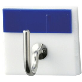 日本緑十字｜JAPAN GREEN CROSS 緑十字　キーハンガー　青　30×33mm　裏面テープ付　アクリル製 302003