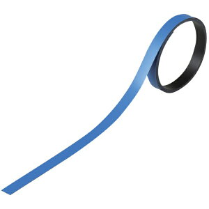 日本緑十字|JAPAN GREEN CROSS 緑十字 テープ状カラーマグネット 青 10mm幅×1m×0.8mm 3本組 312016