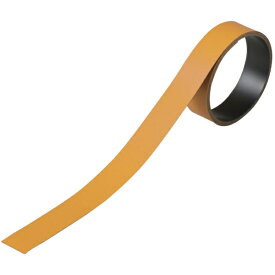 日本緑十字｜JAPAN GREEN CROSS 緑十字　テープ状カラーマグネット　オレンジ　20mm幅×1m×0．8mm 312035