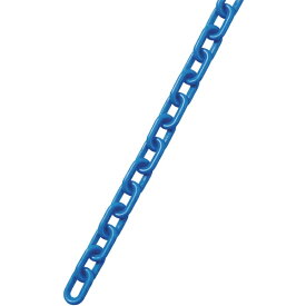 日本緑十字｜JAPAN GREEN CROSS 緑十字　プラスチックチェーン　青　長さ40m（線径6mmΦ）　ポリエチレン 284072