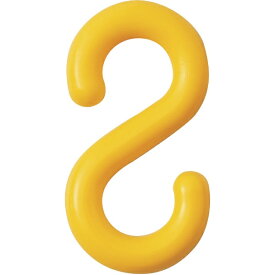 日本緑十字｜JAPAN GREEN CROSS 緑十字　S字フック　黄　線径6mmΦ　21×39．5mm　2個組　樹脂製 284123