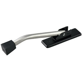 日本緑十字｜JAPAN GREEN CROSS 緑十字　ドアストッパー（マグネット取付タイプ）　黒　230×30×25mm 342051