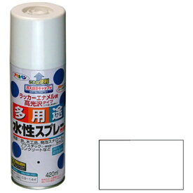 アサヒペン｜Asahipen アサヒペン 水性多用途スプレー 420ML ツヤ消し白