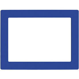 日本緑十字｜JAPAN GREEN CROSS 緑十字　路面用区画標識（A3用紙対応タイプ）　青　398×522mm　裏テープ付 403125