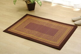 イケヒコ｜IKEHIKO い草玄関マットFランクスWI 約60×120cm（裏:ウレタン） ワイン