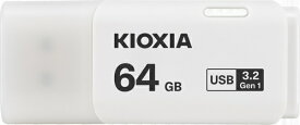 KIOXIA｜キオクシア USBメモリ TransMemory U301(Mac/Windows11対応) ホワイト KUC-3A064GW [64GB /USB TypeA /USB3.2 /キャップ式]