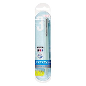 三菱鉛筆｜MITSUBISHI PENCIL JETSTREAM(ジェットストリーム) 3色 スリムコンパクト パック ミントグリーン SXE3JSS381P.31 [0.38mm]