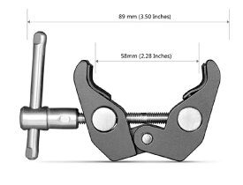 SmallRig｜スモールリグ Smallrigスーパークランプ 1/4と3/8スレッド付き2058 ブラック 2058