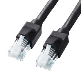 サンワサプライ｜SANWA SUPPLY LANケーブル ブラック KB-T6ATS-005BK [0.5m /カテゴリー6A /スタンダード]