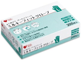 オオサキメディカル｜Osaki Medical ミルキーフィットグローブ 200枚入 L 透明 70206