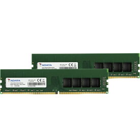 ADATA｜エイデータ 増設メモリ デスクトップ用 AD4U3200716G22-D [DIMM DDR4 /16GB /2枚]