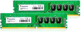 エイデータ｜ADATA 増設メモリ デスクトップ用 AD4U266638G19-D [DIMM DDR4 /8GB /2枚]