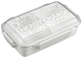 オーエスケー｜OSK ENERGY CHARGE ランチボックス 750ml（仕切付） ホワイト PCD-750 [食洗機対応/蓋以外電子レンジ対応]
