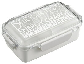 オーエスケー｜OSK ENERGY CHARGE ランチボックス 650ml（仕切付） ホワイト PCD-650 [食洗機対応/蓋以外電子レンジ対応]