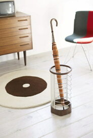 山崎実業｜Yamazaki 6181 カサタテXチェンジ 丸型MR　ブラウン ブラウン