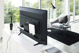 山崎実業｜Yamazaki スマート　テレビ裏ラックワイド60(Hidden Storage Rack BK) ブラック 4889