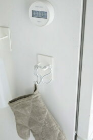 山崎実業｜Yamazaki プレート　マグネットスプレーフック　2個組　ホワイト(Magnet Spray Hook 2Set) ホワイト 5074