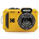 Kodak｜コダック コンパクトデジタルカメラ スポーツカメラ PIXPRO イエロー WPZ2 [防水+防塵+耐衝撃]