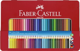 ファーバーカステル｜Faber-Castell カラーグリップ水彩色鉛筆(缶入) 36色セット 112435