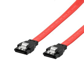 OWLTECH｜オウルテック SATA3.0ケーブル 100cm［ストレート - ストレート］コネクター ラッチ付き レッド OWL-SATA3SS100-RE