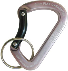 中林製作所 冒険倶楽部 カラビナF ベビーピンク＆黒 VEX-116