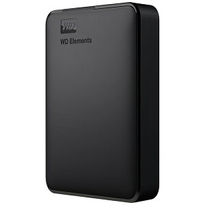 WESTERN DIGITALbEFX^ fW^ WDBU6Y0050BBK-JESE OtHDD USB-Aڑ WD Elements Portable(Windows11Ή) [5TB /|[^u^]