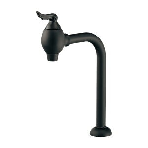 カクダイ|KAKUDAI 721-223-D エンジェルエッグ立水栓 黒 721-223-D