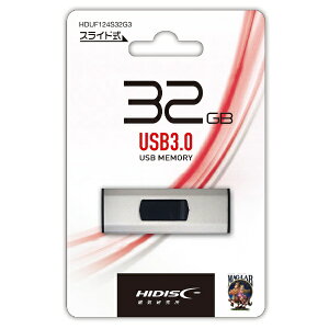 HIDISCbnCfBXN USB HIDISC Vo[ HDUF124S32G3 [32GB /USB TypeA /USB3.0 /XCh]