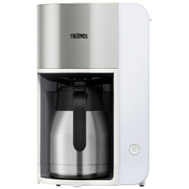 【エントリーで最大全額ポイント還元｜7/18迄】 サーモス｜THERMOS 真空断熱ポット コーヒーメーカー ホワイト ECK-1000(WH)