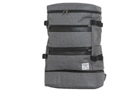 OJGERRY｜オージェイゲリー 二層式ラウンドリュック グレー OJ-11121-GY