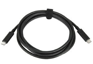 LENOVO�b���m�{�W���p�� USB-C �� USB-C�P�[�u�� [�f�� /�[�d /�]�� /2.0m /4K] �u���b�N 4X90Q59480 [USB-C �� USB-C /4K]