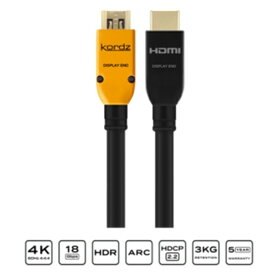 Kordz｜コーヅ HDMIケーブル PRS3 ACTIVE オレンジ PRS3M-HD0750 [7.5m /HDMI⇔HDMI /イーサネット対応]