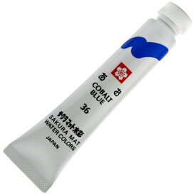 サクラクレパス｜SAKURA COLOR PRODUCT 絵具(ラミネートチューブ入り) 12ml マット水彩 あお EMWL#36
