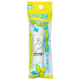 サクラクレパス｜SAKURA COLOR PRODUCT 絵具(ポリチューブ入り) 12ml (フック) マット水彩マルチ しろ MWMP-P#50