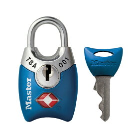マスターロック｜Master Lock TSAシリンダー式南京錠 ブルー 00850046-001