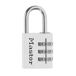 �}�X�^�[���b�N�bMaster Lock 630JADWHT �ώ��싞�� 32mm �z���C�g 00850107-001