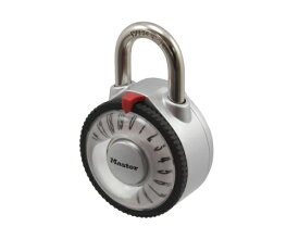 マスターロック｜Master Lock 1588JADSLV 拡大レンズ付ダイヤル式南京錠 シルバー 00850125-001