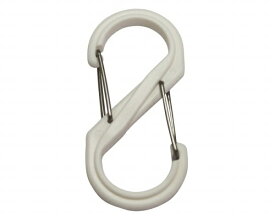 光｜HIKARI B-KRSA88-1 S型カラビナ 大 ホワイト 00869758-001