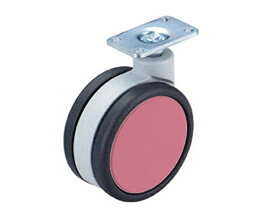 ハイロジック｜HILOGIK 26328 フレスコキャスター75mm プレート・ストップ無 ピンク 00026328-001