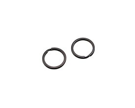 ハイロジック｜HILOGIK 29223 鉄平押シキーリング 16mm マットブラック 2個入 00029223-001