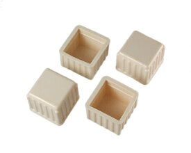 ハイロジック｜HILOGIK A-065 脚キャップ 24mm 白角 4個入 00057065-001