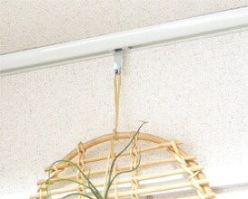 ハイロジック｜HILOGIK 58041 丸型フックレール 2Mホワイト 00058041-001