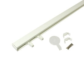 ハイロジック｜HILOGIK 58067 角型フックレール セット ホワイト 2M 石膏ボード 00058067-001