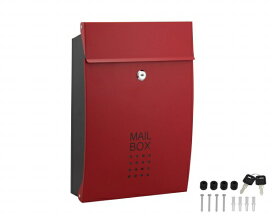 ハイロジック｜HILOGIK 60703 SHPB05A-RB メールボックス レッド 00060703-001