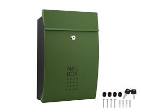 ハイロジック｜HILOGIK 60708 SHPB05A-GB メールボックス グリーン 00060708-001
