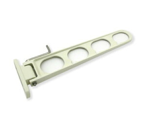 ハイロジック|HILOGIK 96397 アルミ物干金具 380ミリ ホワイト 1本入 00096397-001